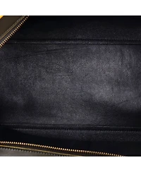 Pre-Owned Celine Small Tricolor Trapeze Bag Leather