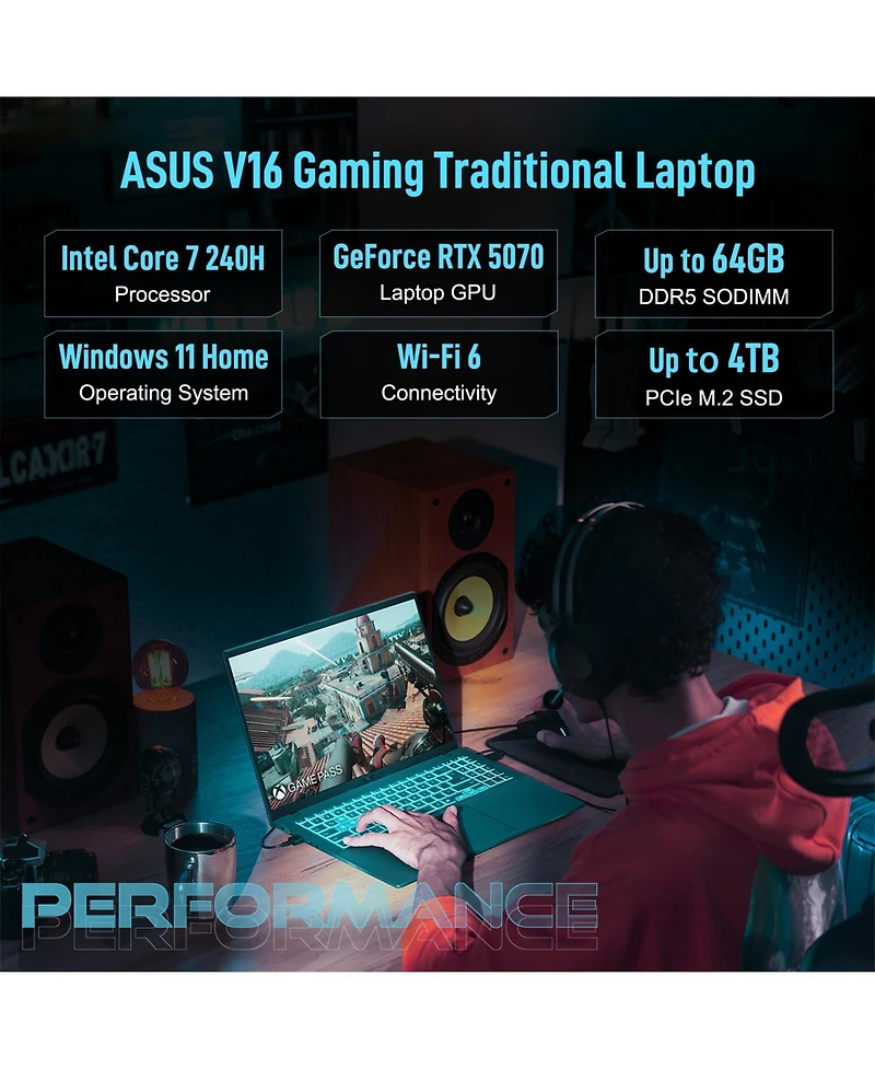 Asus V16 Rtx 5070 16" 144Hz Laptop