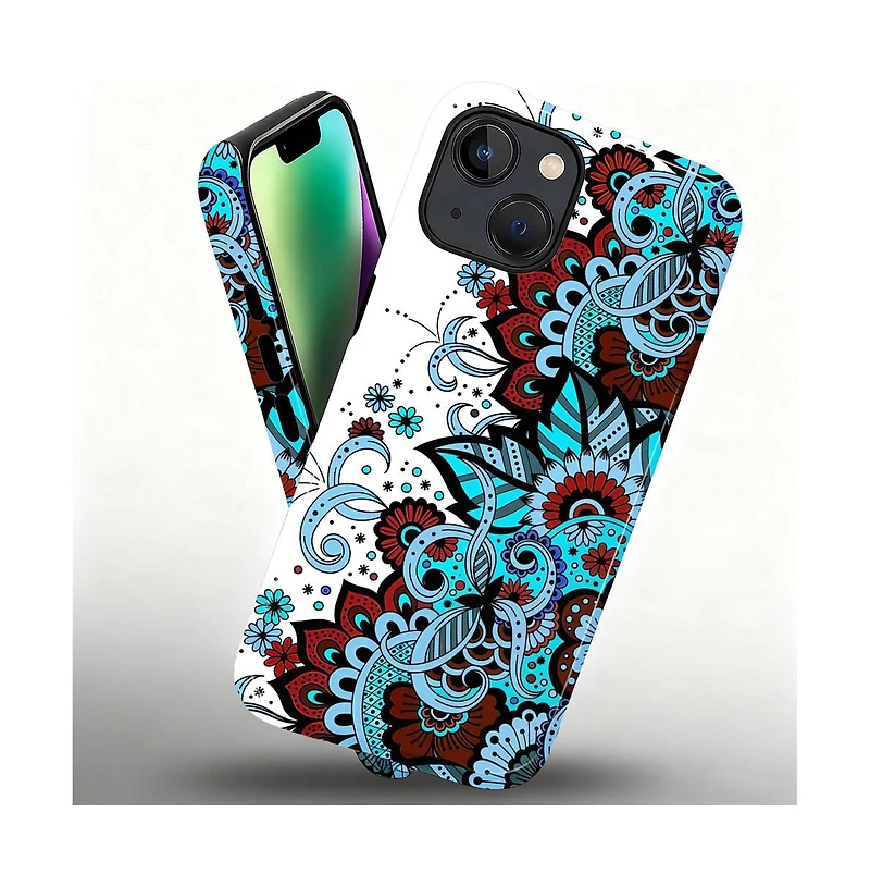 Lisen Dual-Layer Protective Military-Grade Phone Case Compatible with Apple iPhone 15 Pro