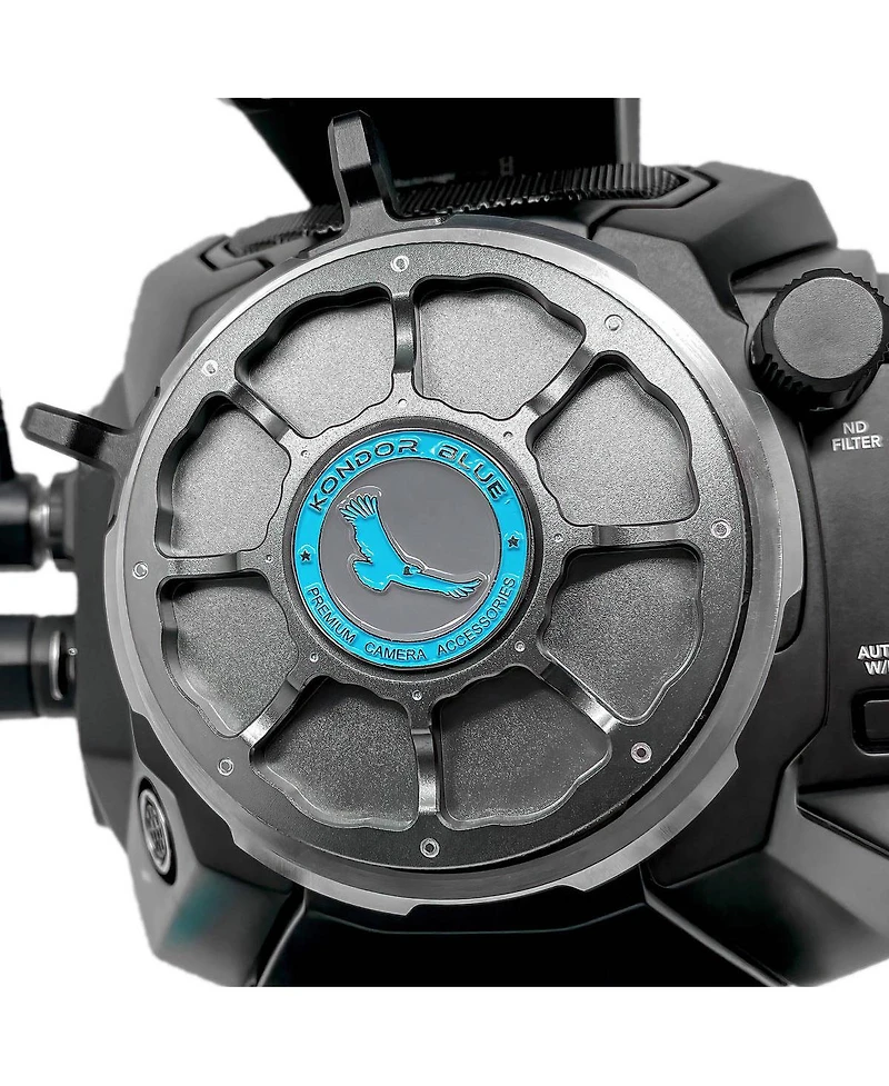 Kondor Blue Aluminum Body Cap for Arri Pl Mount Camera Lens, Space Finish