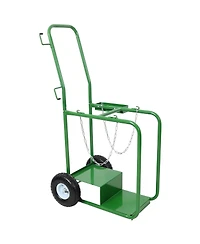 Streamdale Furniture Dual Cylinder Cart, 440lb Capacity Welding Tank Hand Truck with Pneumatic Wheels