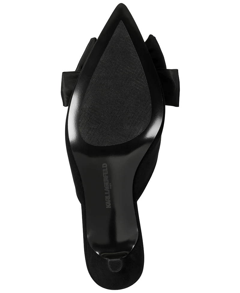 Karl Lagerfeld Paris Women's Larina Slip-On Mule Pumps