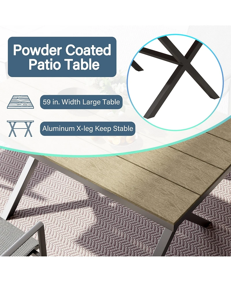 Mondawe Fully Assembled Outdoor Side Table