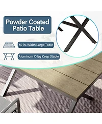 Mondawe Fully Assembled Outdoor Side Table
