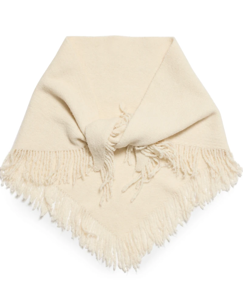 Steve Madden Fringe Marled Triangle Scarf