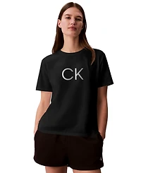 Calvin Klein Performance Women's Classic Fit Crewneck Short-Sleeve T-Shirt