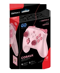 Gg Gear Corava Pro Wireless 1000 Hz Rechargeable Controller for Nintendo Switch 2, Switch