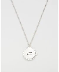 Fable England Ivy Blossom Locket Necklace in Silver