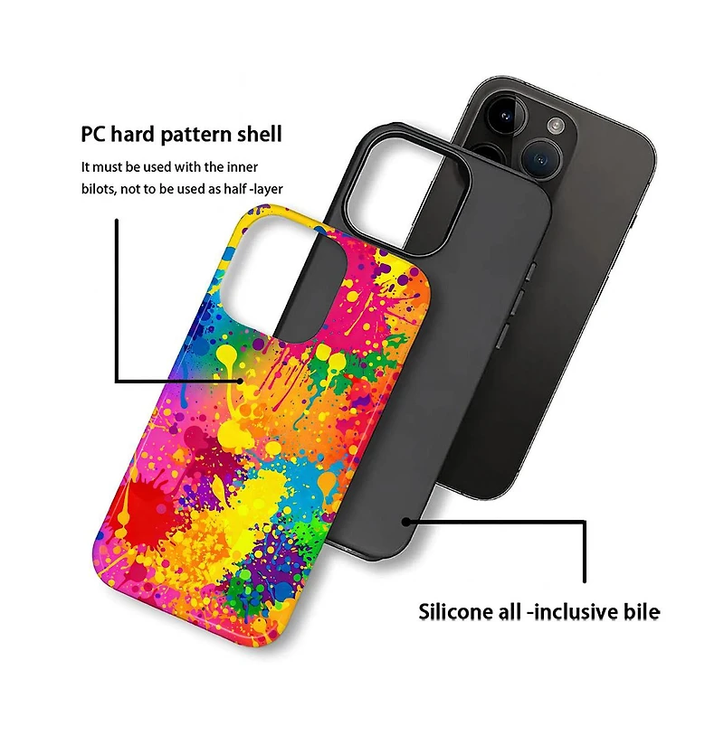 Lisen 2-Layer Protective Phone Case for Apple iPhone 17 Pro