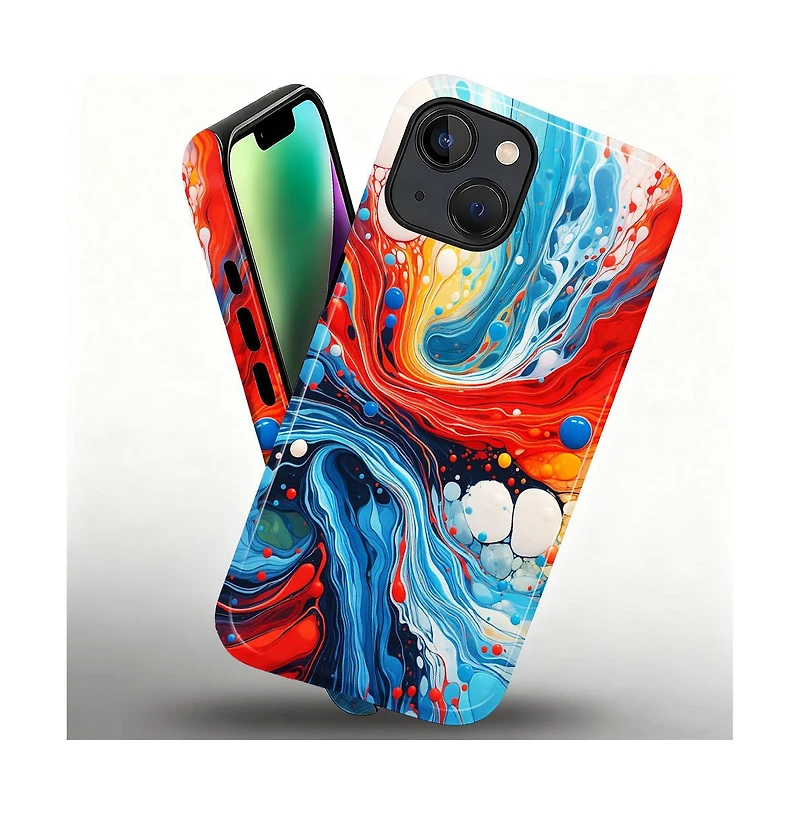 Lisen 2-Layer Durable Phone Case Compatible with Apple iPhone