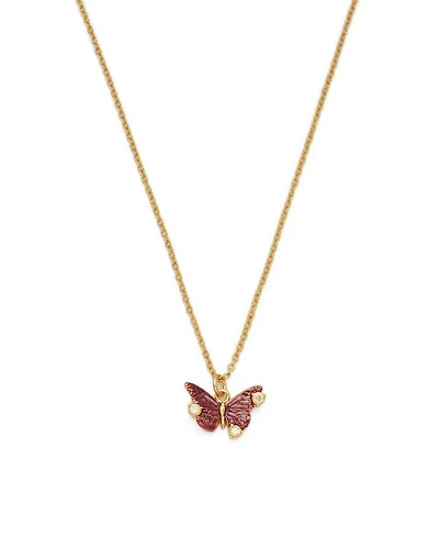 Fable England Hera Butterfly Necklace in Gold