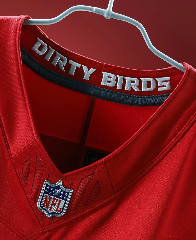 Nike Men's Michael Penix Jr. Red Atlanta Falcons Team Vapor F.u.s.e. Stitched Limited Jersey