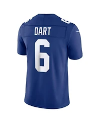 Nike Men's Jaxson Dart Royal New York Giants Vapor F.u.s.e. Stitched Limited Jersey