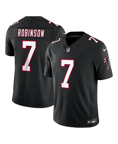Nike Men's Bijan Robinson Black Atlanta Falcons Alternate Throwback Vapor F.u.s.e. Stitched Limited Jersey