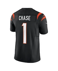 Nike Men's Ja'Marr Chase Black Cincinnati Bengals Vapor F.u.s.e. Limited Jersey