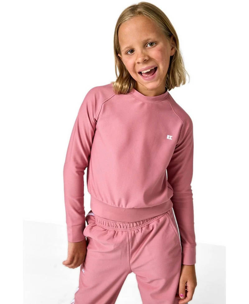 Courtside Kids Toddler Girls 2-16 Crewneck Pullover