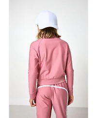Courtside Kids Toddler Girls 2-16 Crewneck Pullover