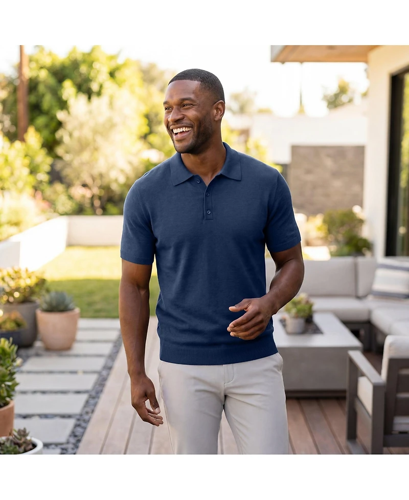Jack Archer Men's Legacy Resort Sweater Polo