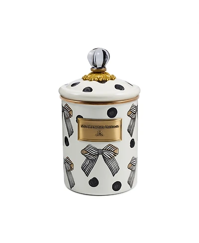 MacKenzie-Childs Pretty As A Bow Medium Canister