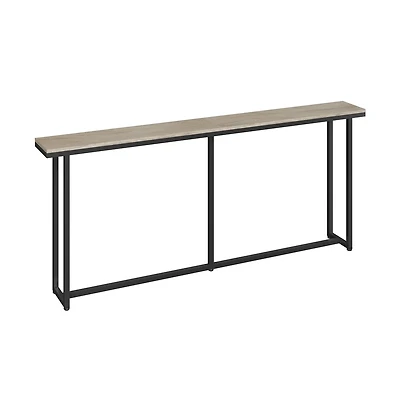 Slickblue 71-In Grey Entryway Console Table for Living Room and Hallway