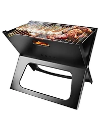 Mountaintop Foldable Bbq Grill Portable Bbq Barbecue Grill Camping Garden Outdoor Travel for Camping Picnic Rv Travel Backyard