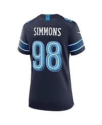 Nike Women's Jeffery Simmons Navy Tennessee Titans 2026 Rivalries Collection Game Jersey