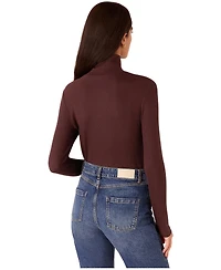 Whistles Women's Essential Ribbed Roll Neck Top