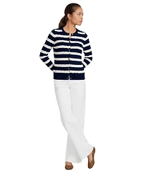 Lands' End Women's Drifter Cable Cardigan Sweater