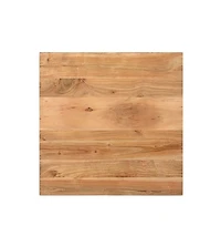 Jofran Lux Solid Wood Modern Angled End Table