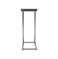 Jofran Aurora Solid Marble Modern Luxury Glam Accent C-Table (Set of 2
