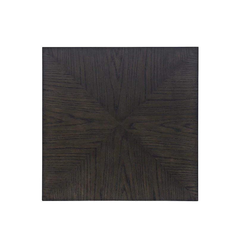 Jofran Laurel Creek Modern Contemporary Square Block Pedestal End Table