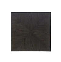 Jofran Laurel Creek Modern Contemporary Square Block Pedestal End Table