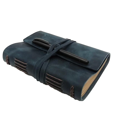 Danrong Genuine Leather Journal Notebook Lined Pages Multipurpose Travel Writing Diary Gift