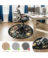 Danrong Heavy Duty Non Slip Office Chair Mat For Hardwood Floors Tile Low Pile Carpet