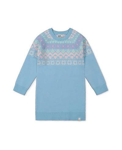 Deux par Deux Little and Big Girl (6-12 ) Knit Dress
