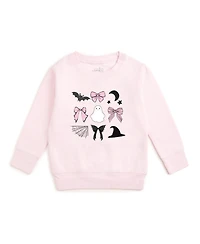 Sweet Wink Toddler Girls Girls(2T-4T)Spooky Coquette Halloween Sweatshirt