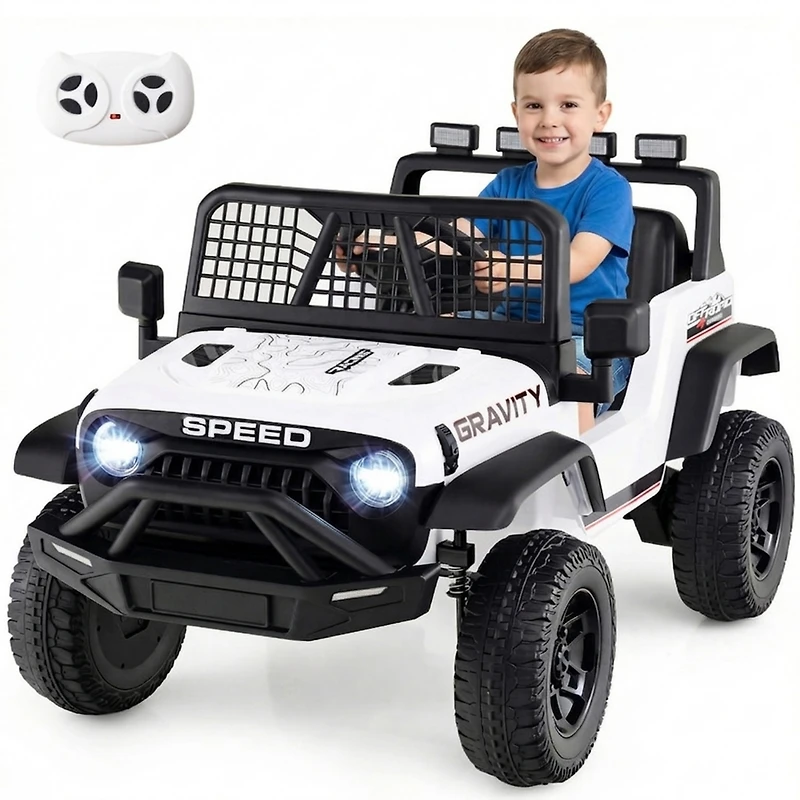 Sugift 24V Remote Control Electric Ride-On Car, 66 lb. Capacity, Ages 3+