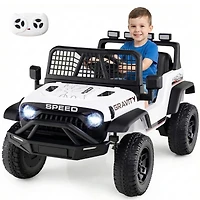 Sugift 24V Remote Control Electric Ride-On Car, 66 lb. Capacity, Ages 3+