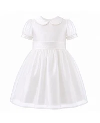 Rachel Riley Toddler Girls (2T-12) Organza Pintuck Dress