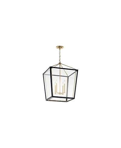 Kichler Delvin 22 1/4"W Champagne Bronze and 4-Light Pendant