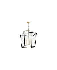 Kichler Delvin 22 1/4"W Champagne Bronze and 4-Light Pendant