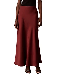 Calvin Klein Women's Pull-On Satin Maxi Skirt