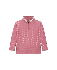 Courtside Kids Girls' 6-16 Retro Half Zip