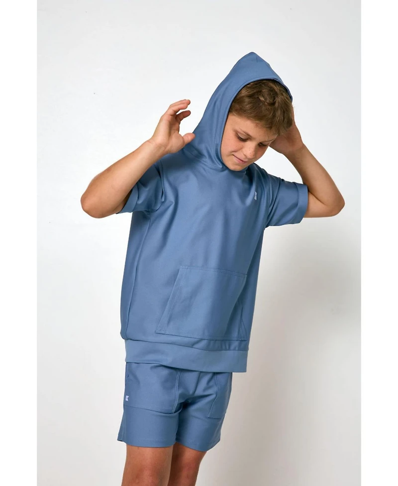 Courtside Kids Boys' 2-16 Short Sleeve Hoodie