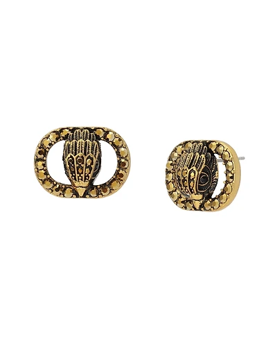 Kurt Geiger London Faux Stone Signature Chelsea Eagle Stud Earrings
