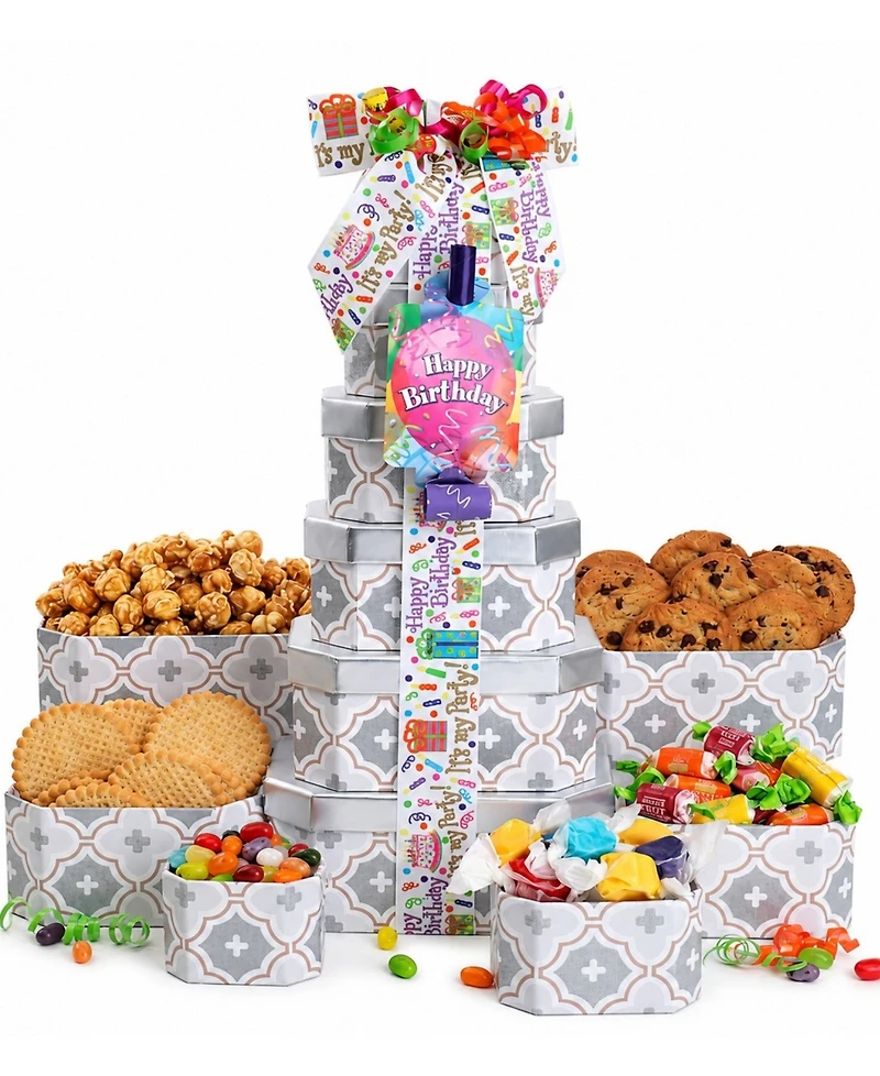 Beyond the Bow Gifts Birthday Celebrations Gift Tower, 8-Pieces