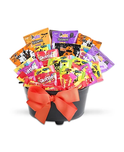 Beyond the Bow Gifts Witch's Cauldron of Treats Gift Basket, 30-Pieces