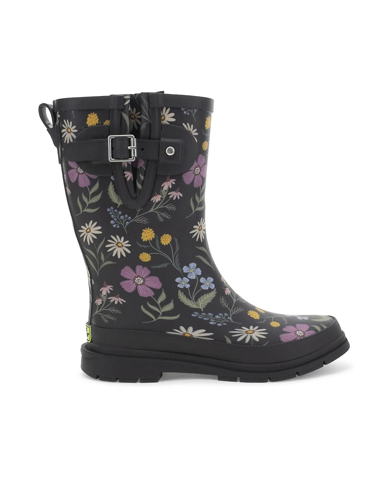 Westerns Chief Women's Wildflower Mid Rain Boot