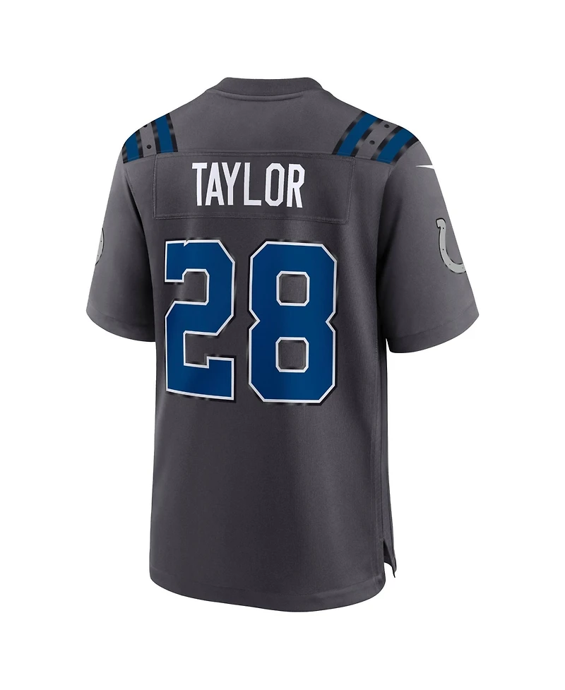 Nike Men's Jonathan Taylor Anthracite Indianapolis Colts 2026 Rivalries Collection Game Jersey