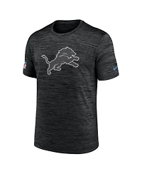 Nike Men's Black Detroit Lions 2026 Rivalries Collection Sideline Velosity T-Shirt